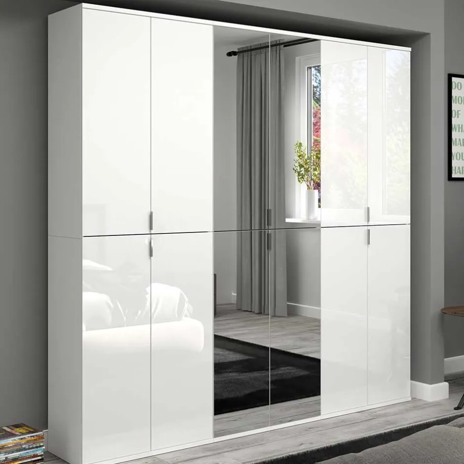 Drehtürenschränke|Jugendkleiderschrank*Pharao24 Spiegel Kleiderschrank Ridonner