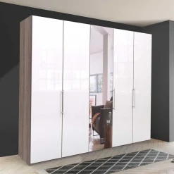 Kleiderschränke|Schlafzimmerschränke*Pharao24 Spiegel Kleiderschrank Yunidra