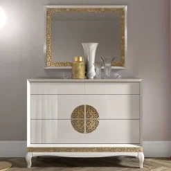 Schlafzimmer Sets*Pharao24 Spiegel und Anrichte Jedvila