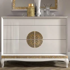 Schlafzimmer Sets*Pharao24 Spiegel und Anrichte Jedvila