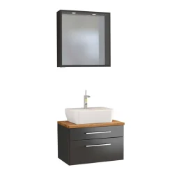 Pharao24 Spiegel und Waschtisch Hayos> Badmöbel Sets