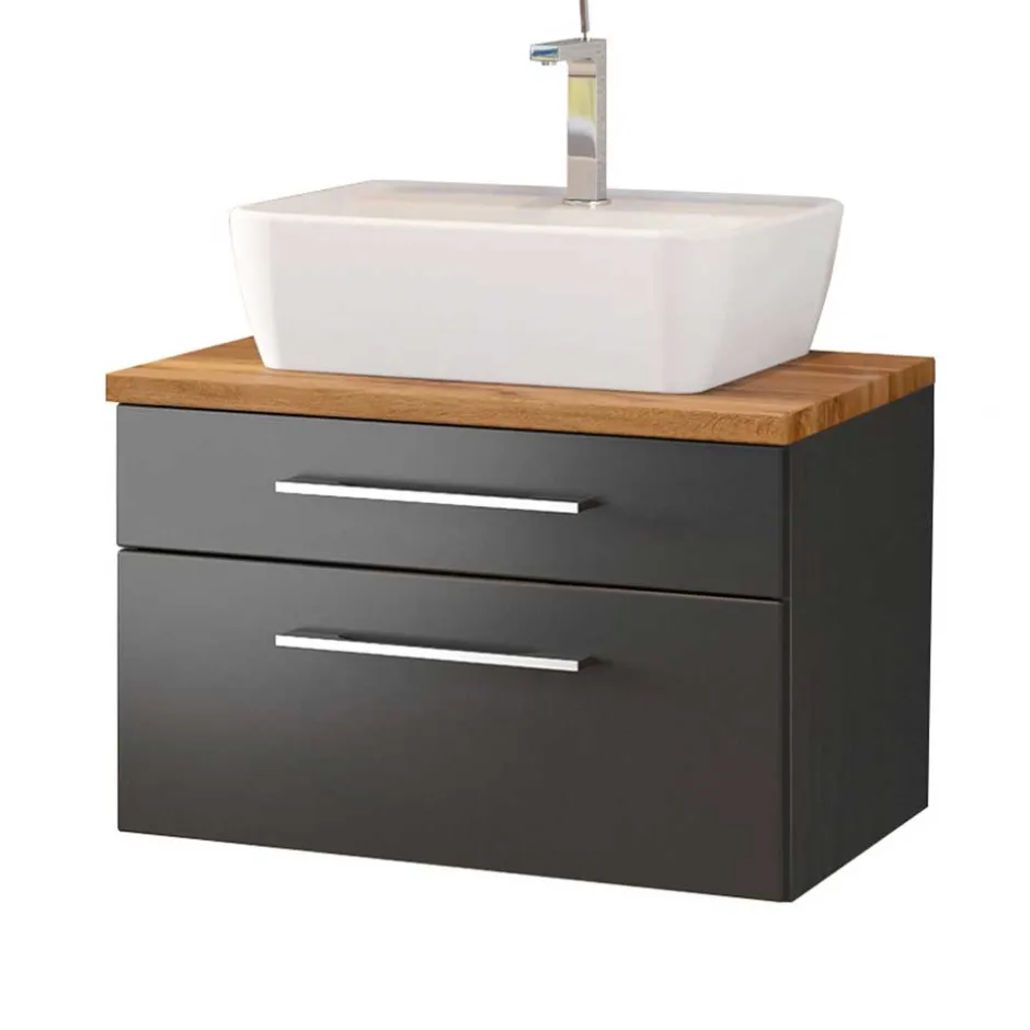 Pharao24 Spiegel und Waschtisch Hayos> Badmöbel Sets