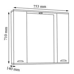 Pharao24 Spiegelschrank Exmadura><noscript><img width=