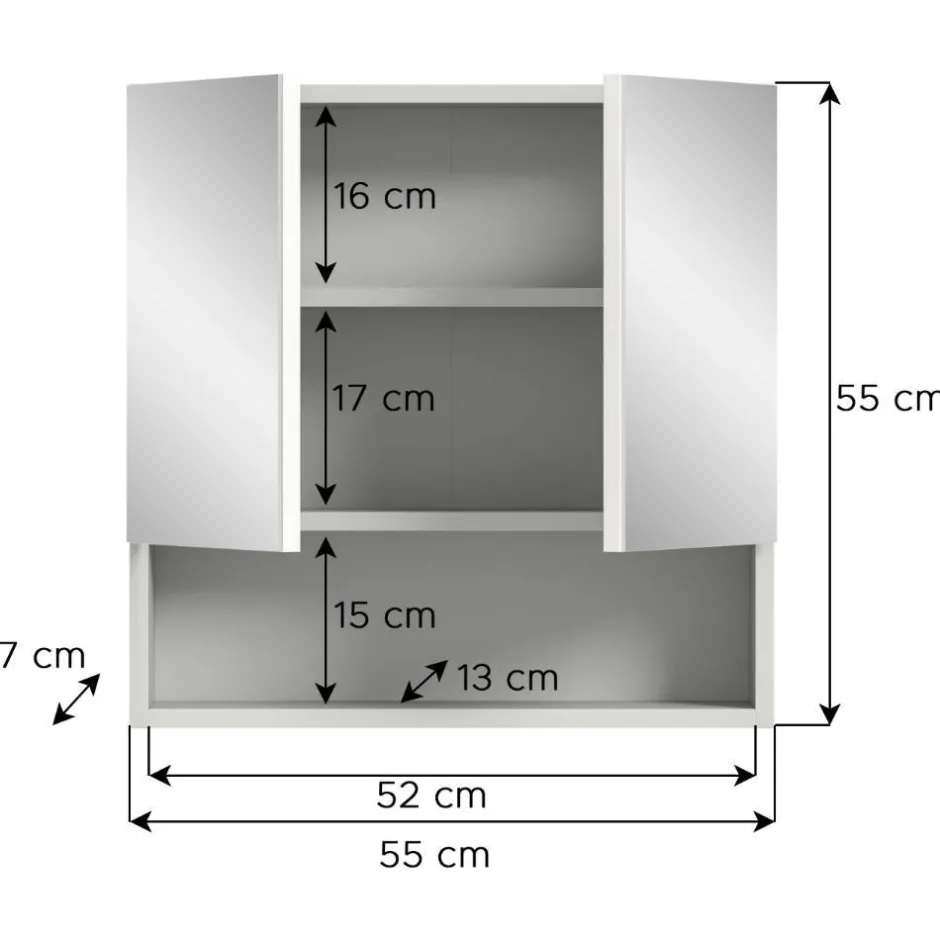Pharao24 Spiegelschrank Ladidas> Spiegelschränke