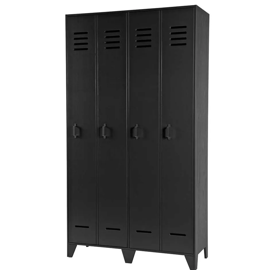 Pharao24 Spindoptik Schrank Donnys> Drehtürenschränke|Massivholz Kleiderschränke