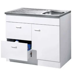 Pharao24 Spülbecken Schrank Cumbia> Spülenschrank