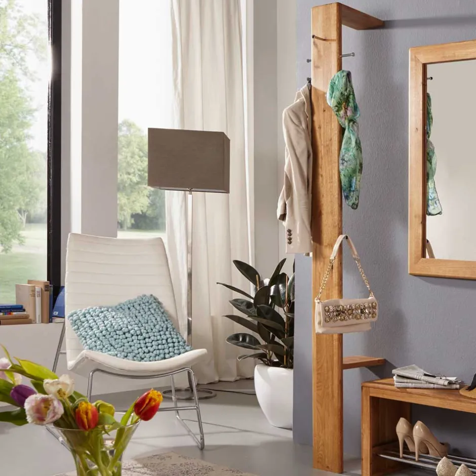 Garderoben Paneele|Massivholz Garderoben*Pharao24 Standgarderobe Laforta