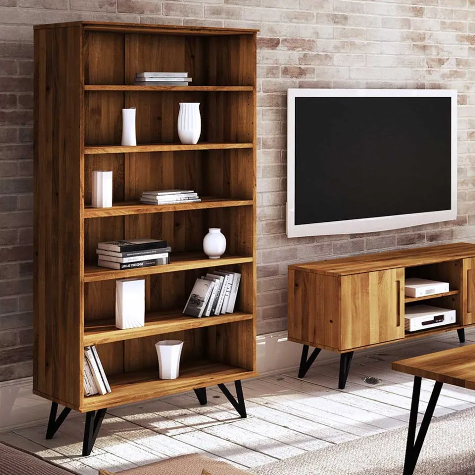 Pharao24 Standregal Cariasca> Wohnzimmerregale|Massivholzregale