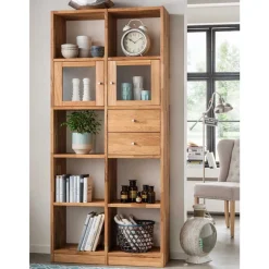 Massivholzregale|Bücherregale*Pharao24 Standregal Dascalo