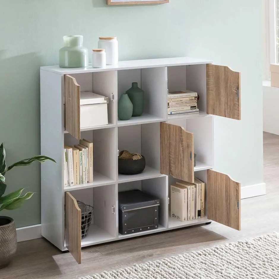 Pharao24 Standregal Glosidrana> Wohnzimmerregale|Bücherregale