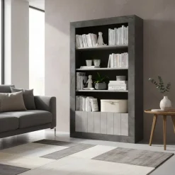 Pharao24 Standregal Karan> Wohnzimmerregale|Bücherregale