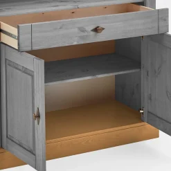 Wohnzimmerregale|Massivholzregale*Pharao24 Standregal Mangali