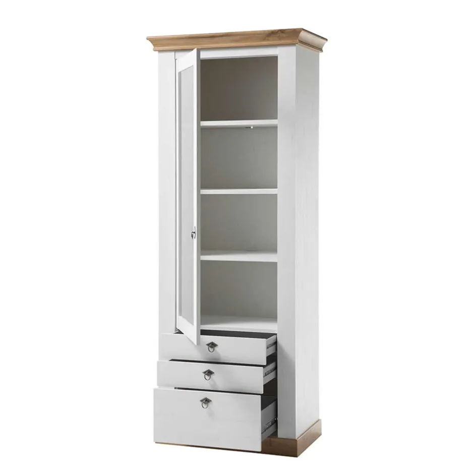 Pharao24 Standvitrine Craiova> Vitrinenschrank|Wohnzimmervitrinen