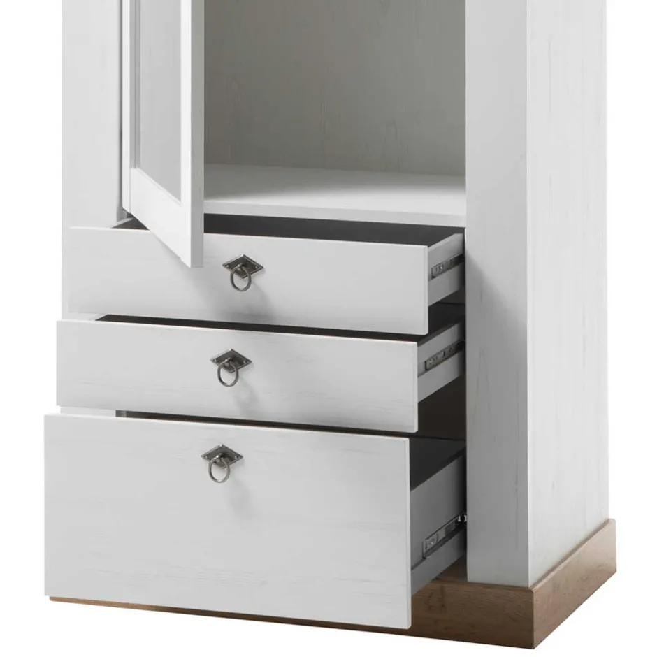 Pharao24 Standvitrine Craiova> Vitrinenschrank|Wohnzimmervitrinen