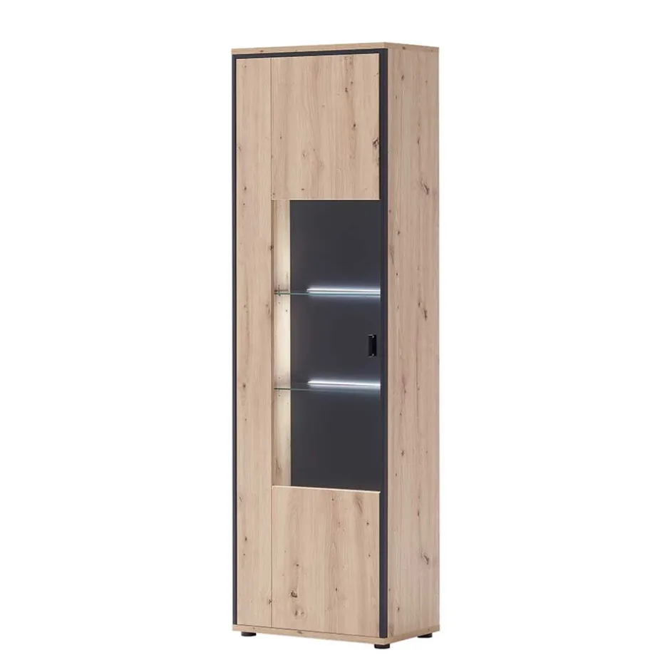 Pharao24 Standvitrine Geronda> Vitrinenschrank|Wohnzimmervitrinen