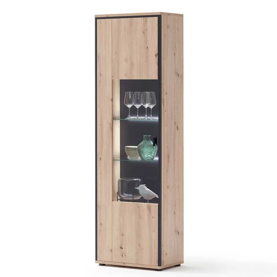 Pharao24 Standvitrine Geronda> Vitrinenschrank|Wohnzimmervitrinen