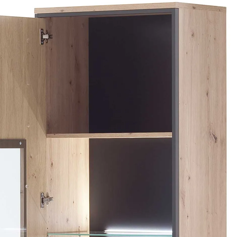 Pharao24 Standvitrine Geronda> Vitrinenschrank|Wohnzimmervitrinen