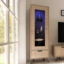 Vitrinenschrank|Stauraumvitrinen*Pharao24 Standvitrine Lampione