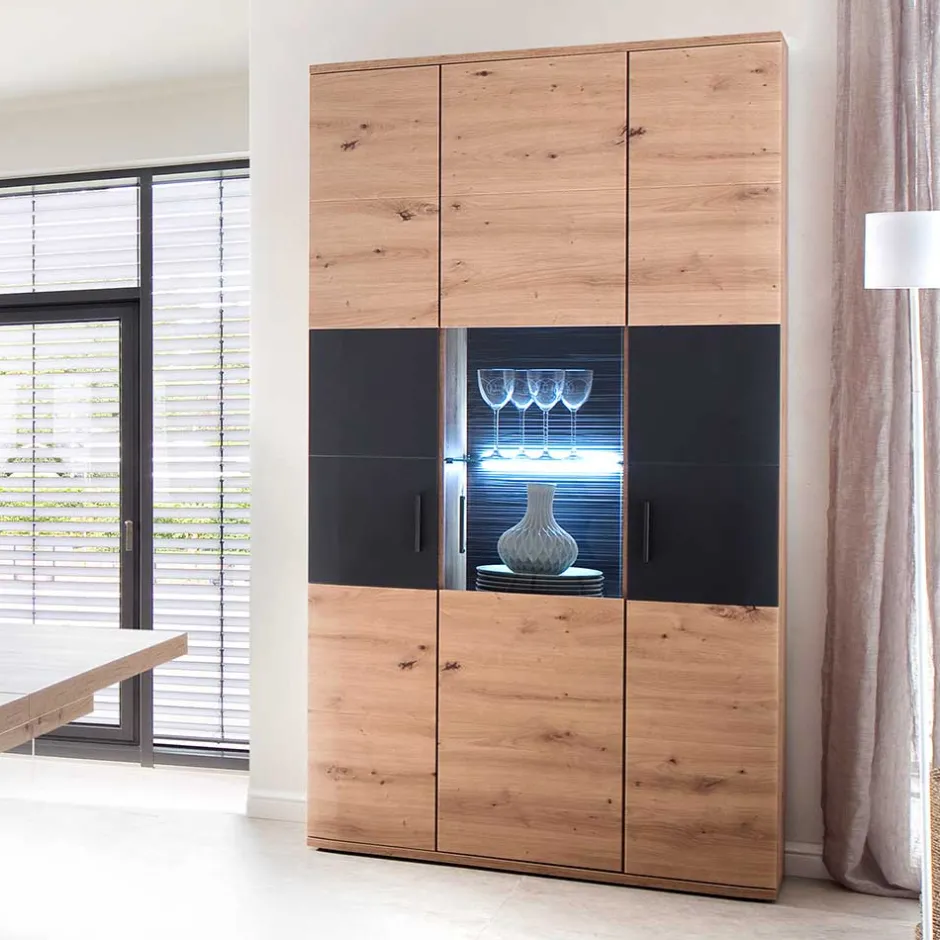 Pharao24 Standvitrine Lucisa> Vitrinenschrank|Stauraumvitrinen