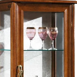 Wohnzimmervitrinen|Massivholz Schränke*Pharao24 Standvitrine Valdarar