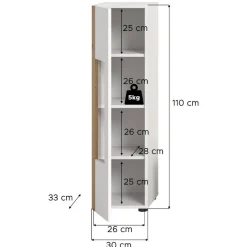 Stauraumvitrinen*Pharao24 Stauraumvitrine Diego