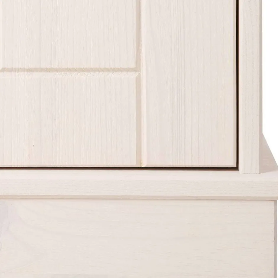 Pharao24 Stauraumvitrine Regine> Küchenkommode|Massivholz Kommoden