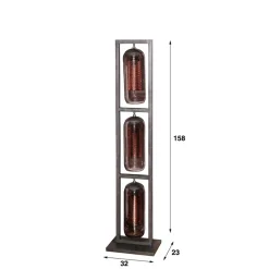 Pharao24 Stehleuchte 3-flammig Moonie><noscript><img width=