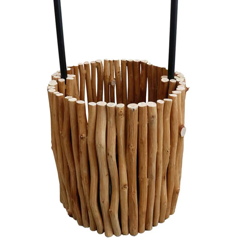 Lampen Und Leuchten*Pharao24 Stehleuchte Treibholz Metall Race