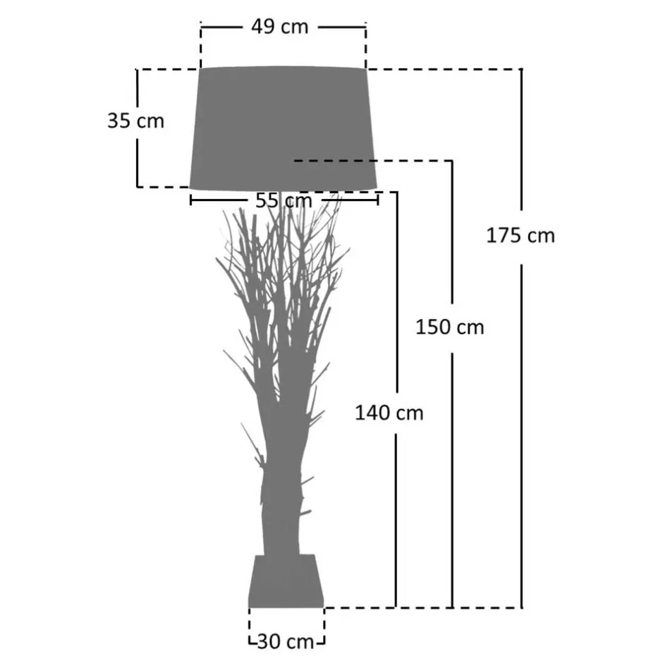 Lampen Und Leuchten*Pharao24 Stehleuchte Vidal