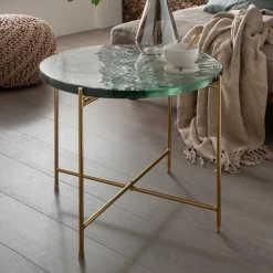 Pharao24 Strukturglas Beistelltisch Vigginella> Glastische