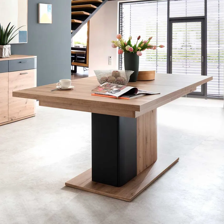 Ausziehtische*Pharao24 Säulen Esstisch Lucisa