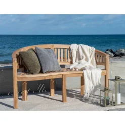 Pharao24 Teak Gartenbank Blou> Gartenmöbel|Küchenbank