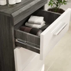 Pharao24 5-teiliges Badezimmermöbel Set Hayoran><noscript><img width=