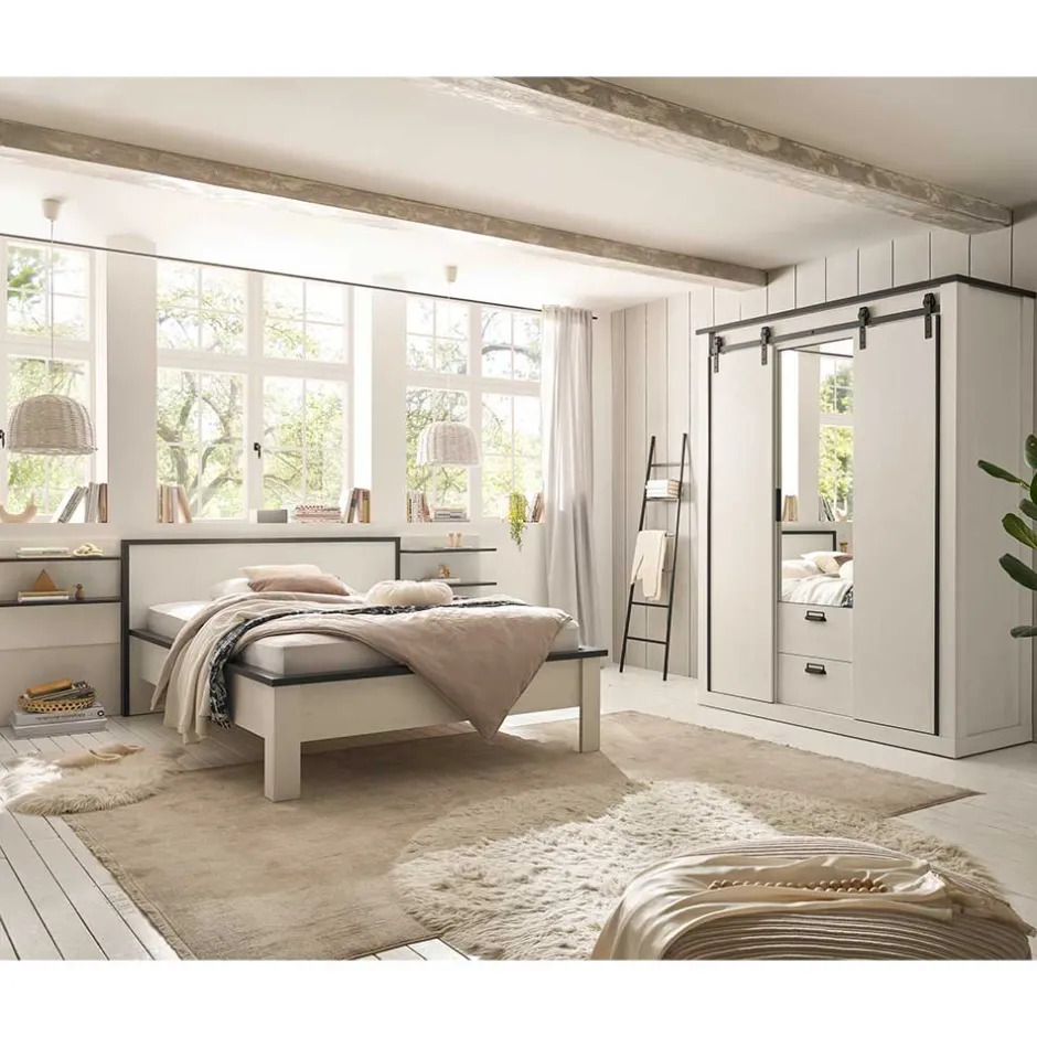 Schlafzimmer Sets*Pharao24 4-teiliges Schlafzimmer Dionada