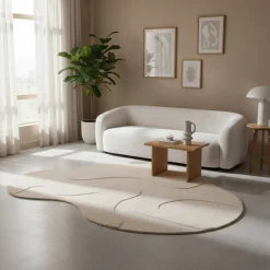 Teppiche*Pharao24 Teppich Beige Darsena