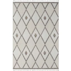 Teppiche*Pharao24 Teppich Beige und Weiß Abbie