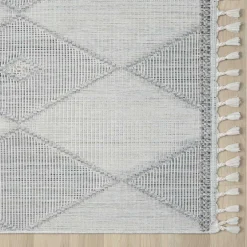 Teppiche*Pharao24 Teppich Beige und Weiß Abbie