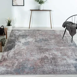 Pharao24 Teppich Blau Terracotta Sirius><noscript><img width=