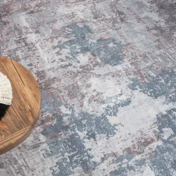 Pharao24 Teppich Blau Terracotta Sirius><noscript><img width=