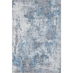 Pharao24 Teppich Creme Blau Pyarco> Teppiche