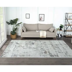 Pharao24 Teppich Hellgrau Creme Symo><noscript><img width=