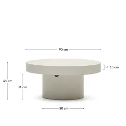 Gartenmöbel*Pharao24 Terrassen Couchtisch Ofrael