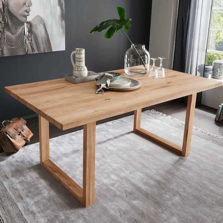 Küchentisch|Massivholztische*Pharao24 Tisch Massivholz Divrina