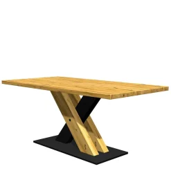 Küchentisch|Esstische*Pharao24 Tisch Massivholz Eiche Calcalero