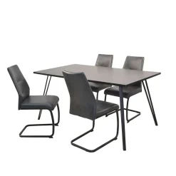 Tisch Mit Stühlen|Esszimmer Sets*Pharao24 Tischgruppe Fassong