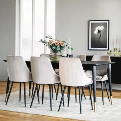 Tisch Mit Stühlen|Esszimmer Sets*Pharao24 Tischgruppe Genjes