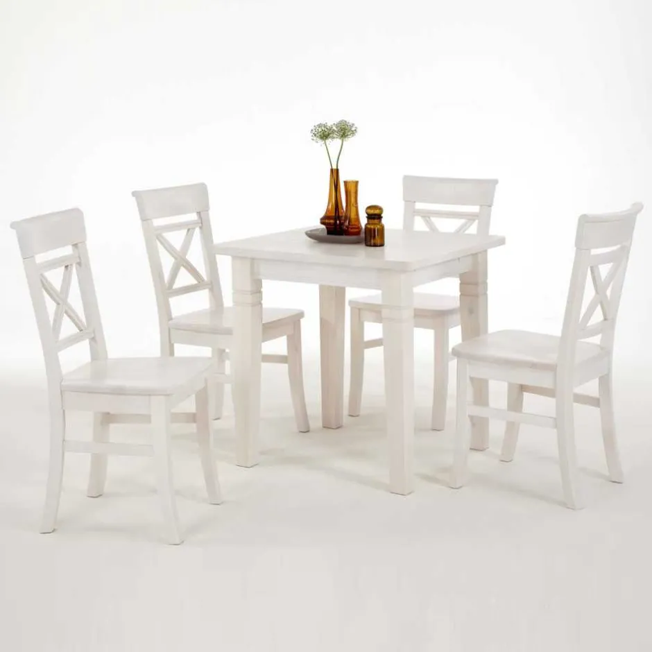 Tisch Mit Stühlen|Esszimmer Sets*Pharao24 Tischgruppe Megida