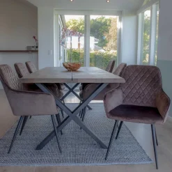 Pharao24 Tischgruppe Uva> Tisch Mit Stühlen|Esszimmer Sets