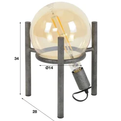 Lampen Und Leuchten*Pharao24 Tischlampe Garella