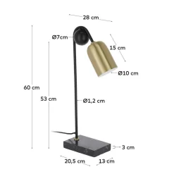 Lampen Und Leuchten*Pharao24 Tischleuchte Laziora